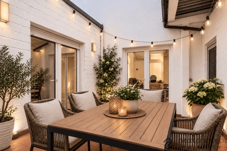 Terrasse KI generiert ( zur Vorstellung )