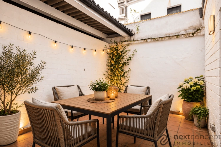 Terrasse KI generiert ( zur Vorstellung )
