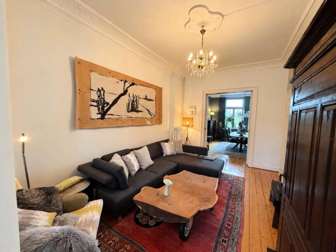 Wohnzimmer Richtung Wintergarten