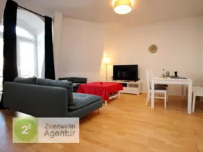 Möblierte 2-Zimmer-Altbauwohnung mit Wlan,
Düsseldorf-Pempelfort, Prinz-Georg-St...